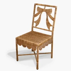 Mrs. Alice Celine Bow Rattan Chair< Furniture | Furniture