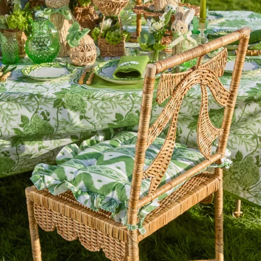 Mrs. Alice Celine Bow Rattan Chair< Furniture | Furniture