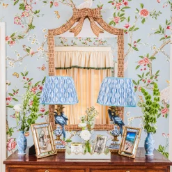 Mrs. Alice Celine Bow Rattan Mirror< Mirrors