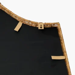 Mrs. Alice Celine Bow Rattan Mirror< Mirrors