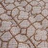 Mrs. Alice Chestnut Brown Bamboo Trellis Fabric< Serena Fresson Fabrics