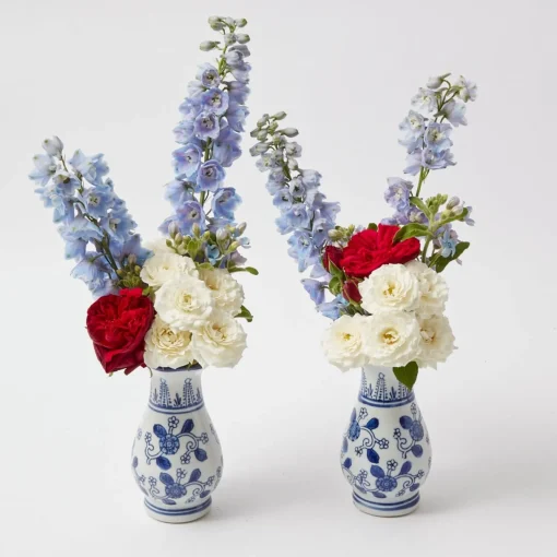Mrs. Alice Chinoiserie Bud Vase (Pair)< Vases | Vases & Planters