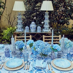 Mrs. Alice Chinoiserie Porcelain Pagoda< Year-round Decorations | Spring Decorations