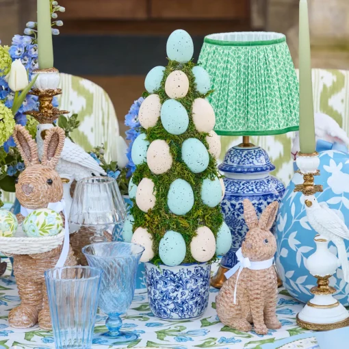 Mrs. Alice Chinoiserie Potted Easter Egg Tree (Pair)< Spring Decorations