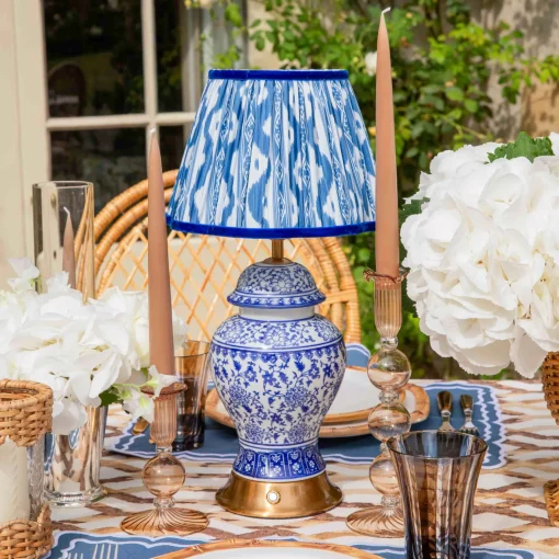 Mrs. Alice Chinoiserie Rechargeable Lamp< Rechargeable Table Lamps | Lamp Stands