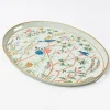 Mrs. Alice Chinoiserie Tole Oval Tray< Trays | For Her