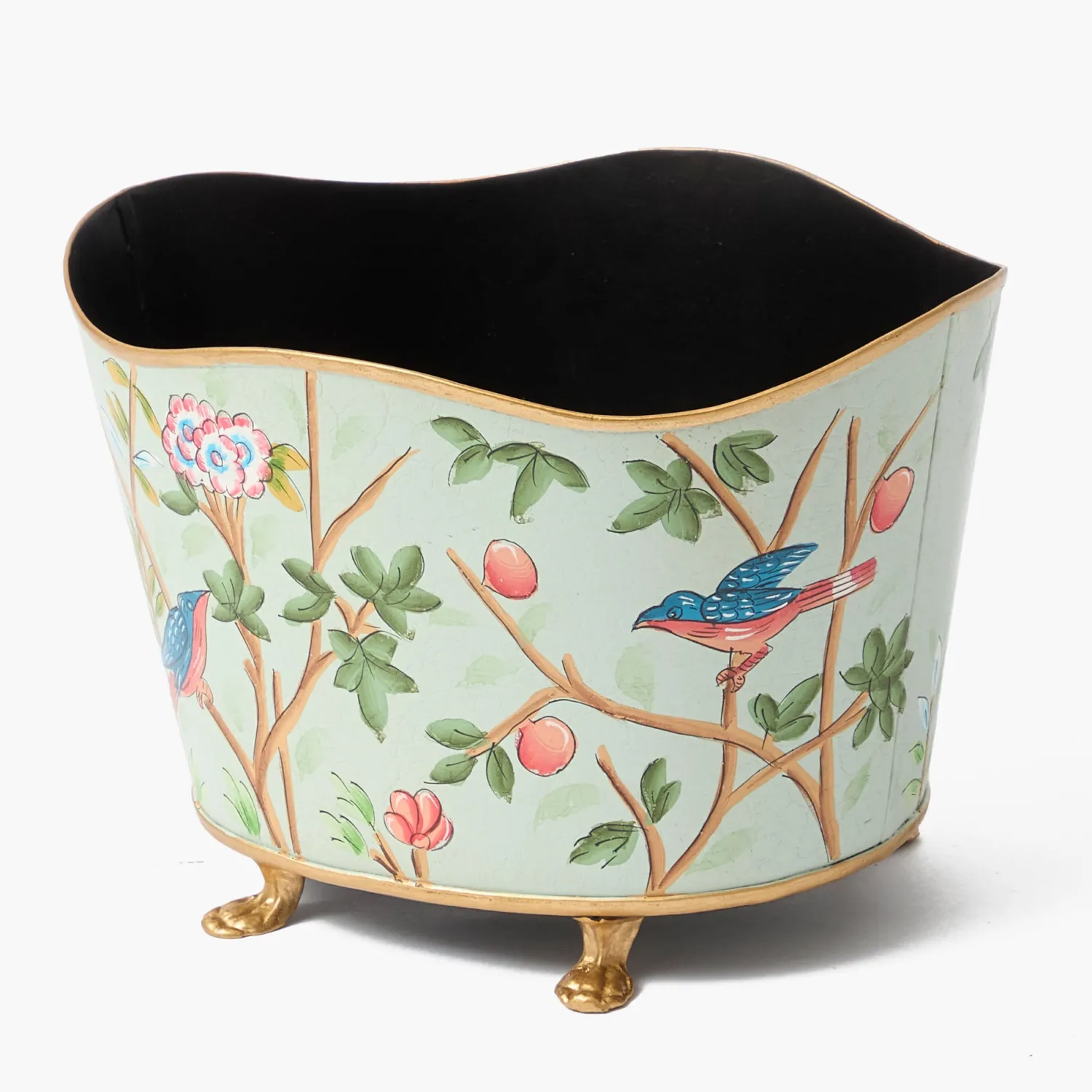 Mrs. Alice Chinoiserie Tole Planter< Vases | Vases & Planters