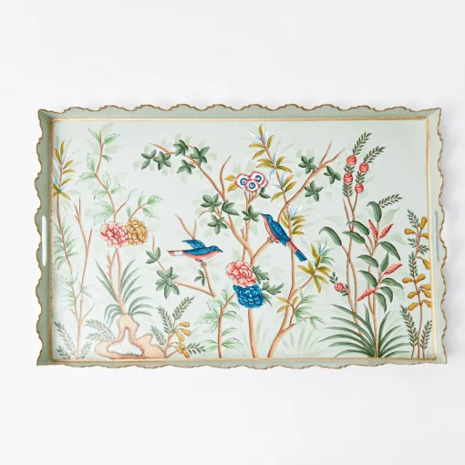 Mrs. Alice Chinoiserie Tole Tray< Trays | For Her