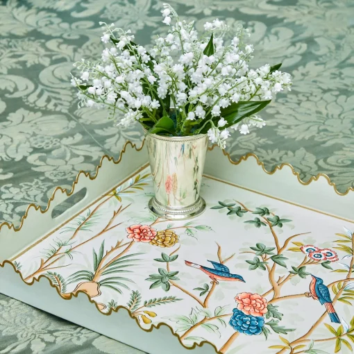 Mrs. Alice Chinoiserie Tole Tray< Trays | For Her