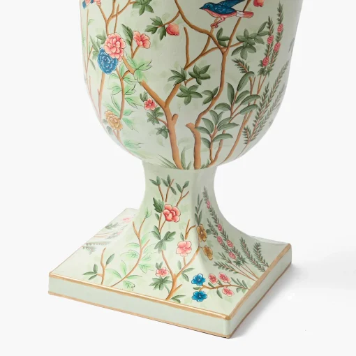Mrs. Alice Chinoiserie Tole Urn< Vases | Vases & Planters