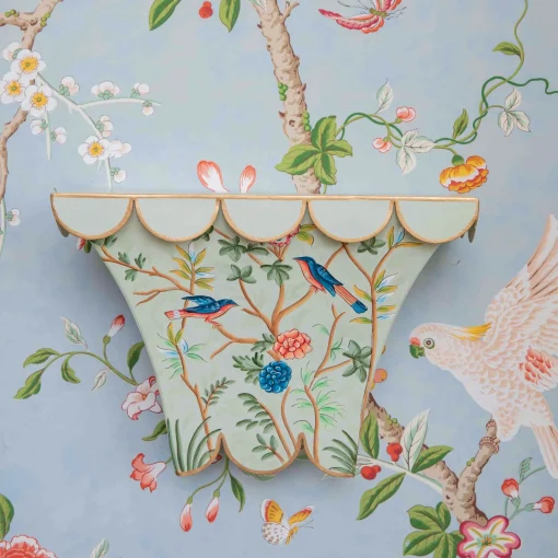 Mrs. Alice Chinoiserie Tole Wall Sconce< For Her | For The Homemaker