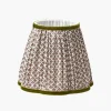 Mrs. Alice Chocolate & Olive Lotus Lampshade (18cm)< Lampshades