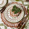 Mrs. Alice Chocolate Bow Laurel Placemats & Napkins (Set of 4)< Table Linen Sets