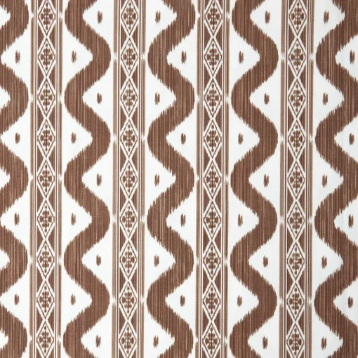 Mrs. Alice Chocolate Brown Ikat Tablecloth< Tablecloths | For The Hostess