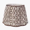 Mrs. Alice Chocolate Ikat Lampshade (40cm)< Lampshades