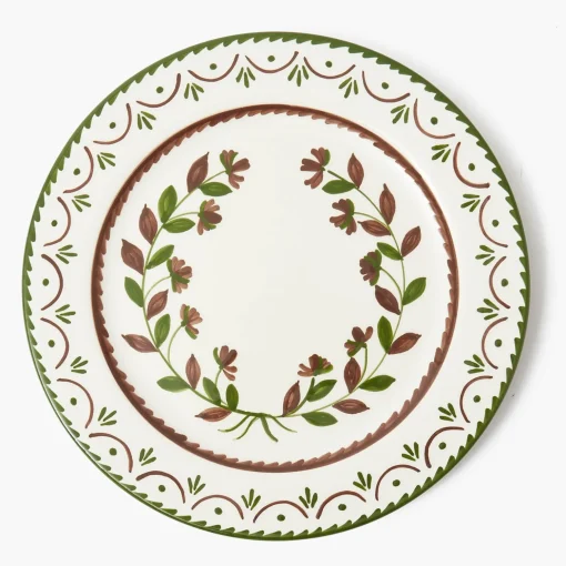 Mrs. Alice Chocolate Josephine Dinner Plate< Dinner Plates