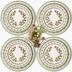 Mrs. Alice Chocolate Josephine Dinner & Starter Plates (Set of  8)< Crockery Sets