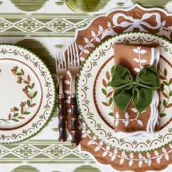 Mrs. Alice Chocolate Josephine Dinner Plates (Set of 4)< Dinner Plates | Crockery Sets