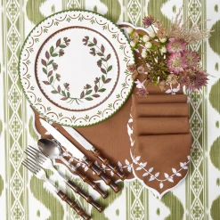 Mrs. Alice Chocolate Josephine Dinner & Starter Plates (Set of  8)< Crockery Sets
