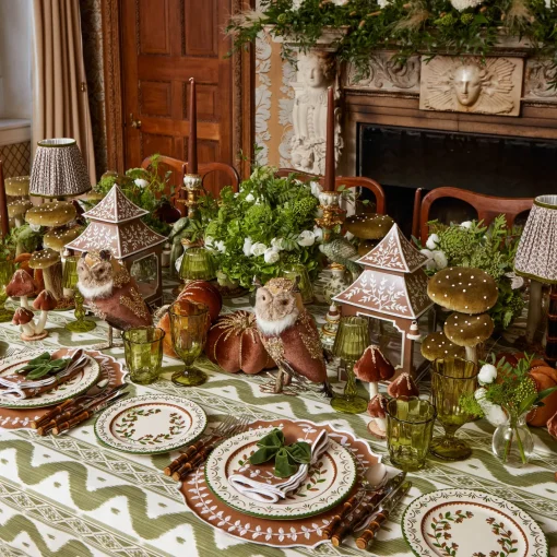 Mrs. Alice Chocolate Josephine Dinner & Starter Plates (Set of  8)< Crockery Sets