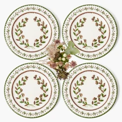 Mrs. Alice Chocolate Josephine Starter Plates (Set of 4)< Starter Plates | Crockery Sets