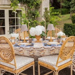 Mrs. Alice Chocolate Lotus Deep Scalloped Lampshade (18cm)< Lampshades