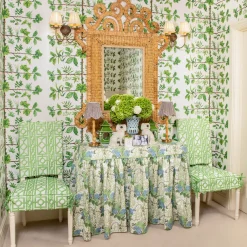 Mrs. Alice Chocolate Lotus Deep Scalloped Lampshade (18cm)< Lampshades