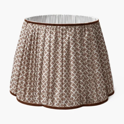 Mrs. Alice Chocolate Lotus Lampshade (40cm)< Lampshades