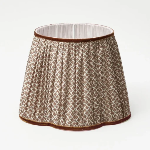 Mrs. Alice Chocolate Lotus Lampshade (30cm)< Lampshades