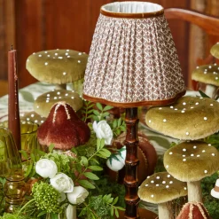 Mrs. Alice Chocolate Lotus Lampshade (18cm)< Lampshades