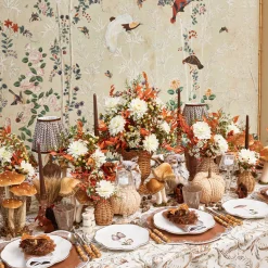 Mrs. Alice Chocolate Lotus Lampshade (18cm)< Lampshades