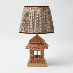 Mrs. Alice Chocolate Lotus Lampshade (30cm)< Lampshades