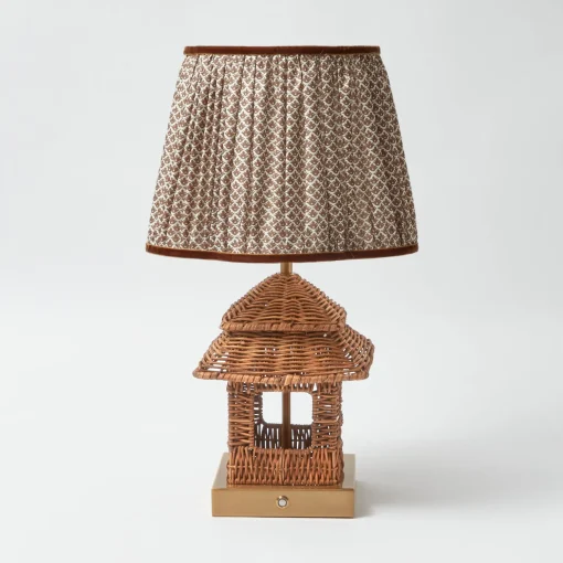 Mrs. Alice Chocolate Lotus Lampshade (30cm)< Lampshades