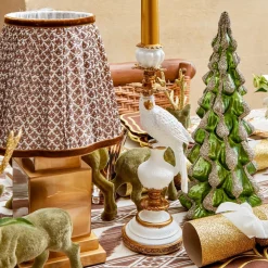 Mrs. Alice Chocolate Lotus Lampshade (18cm)< Lampshades