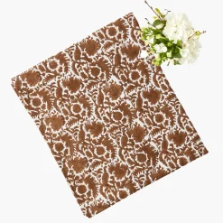Mrs. Alice Chocolate Pheasant Tablecloth< Tablecloths | For The Chalet