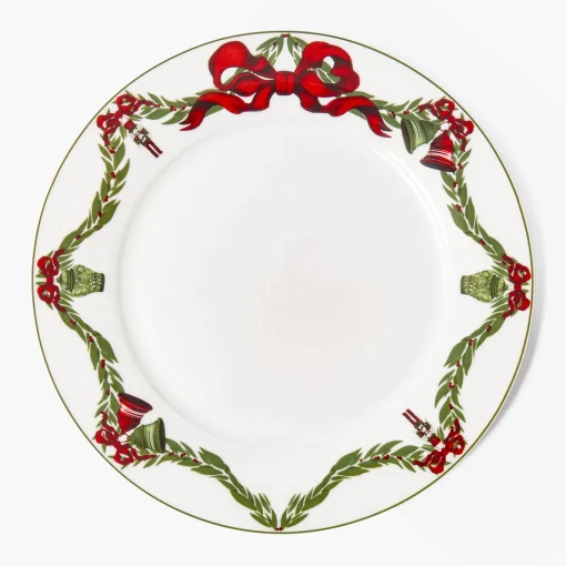 Mrs. Alice Christmas Garland Dinner Plate< Dinner Plates