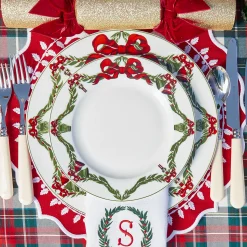 Mrs. Alice Christmas Garland Starter Plate< Starter Plates
