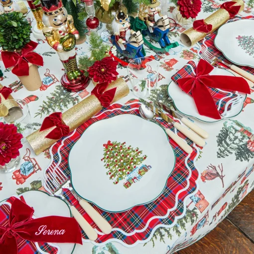 Mrs. Alice Christmas Tree Glasses (Set of 4)< Glasses