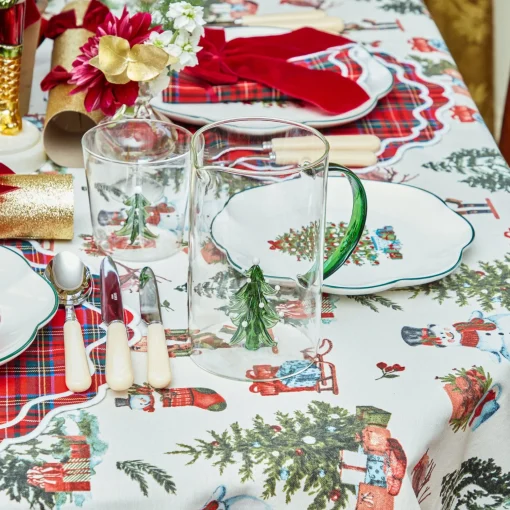 Mrs. Alice Christmas Tree Glasses (Set of 4)< Glasses