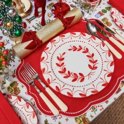 Mrs. Alice Christmas Wreath Glasses (Set of 4)< Glasses