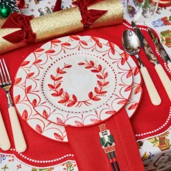 Mrs. Alice Christmas Wreath Glasses (Set of 4)< Glasses