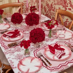 Mrs. Alice Claudette Toile Tablecloth< Tablecloths