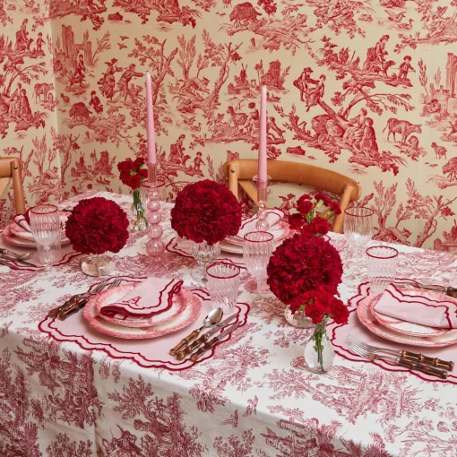 Mrs. Alice Claudette Toile Tablecloth< Tablecloths