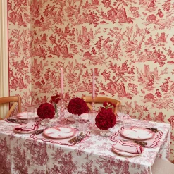 Mrs. Alice Claudette Toile Tablecloth< Tablecloths