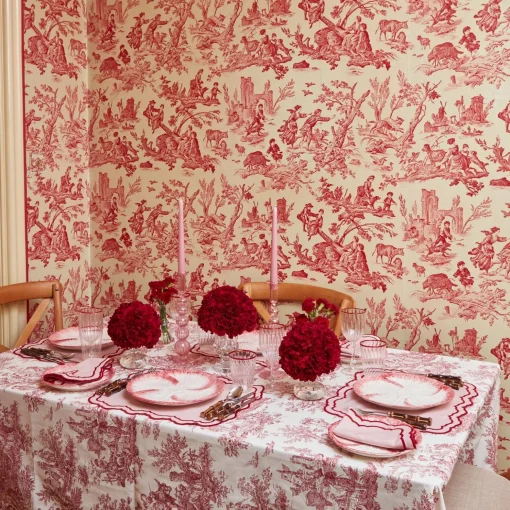 Mrs. Alice Claudette Toile Tablecloth< Tablecloths