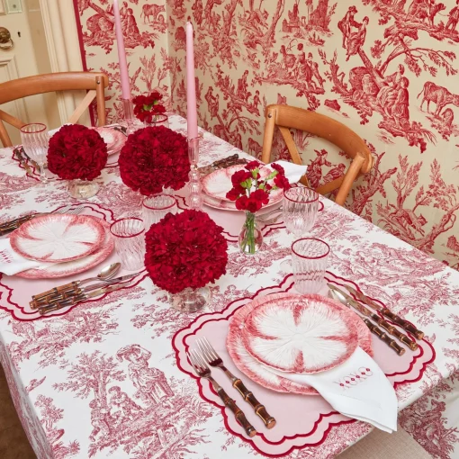 Mrs. Alice Claudette Toile Tablecloth< Tablecloths
