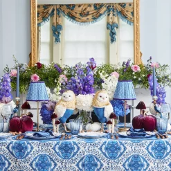 Mrs. Alice Cobalt & Purple Lotus Lampshade (18cm)< Lampshades