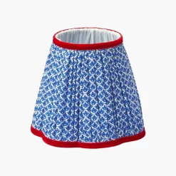 Mrs. Alice Cobalt & Red Lotus Lampshade (18cm)< Lampshades