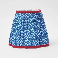 Mrs. Alice Cobalt & Red Lotus Lampshade (18cm)< Lampshades