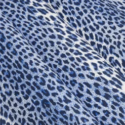 Mrs. Alice Cobalt Blue Leopard Fabric< Serena Fresson Fabrics
